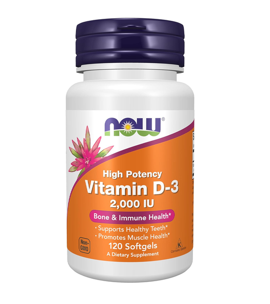 Vitamin D3 2000 IU - 120 Softgels