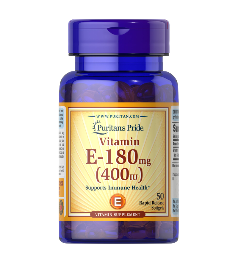 Vitamin E- 400 IU - 50 Softgels