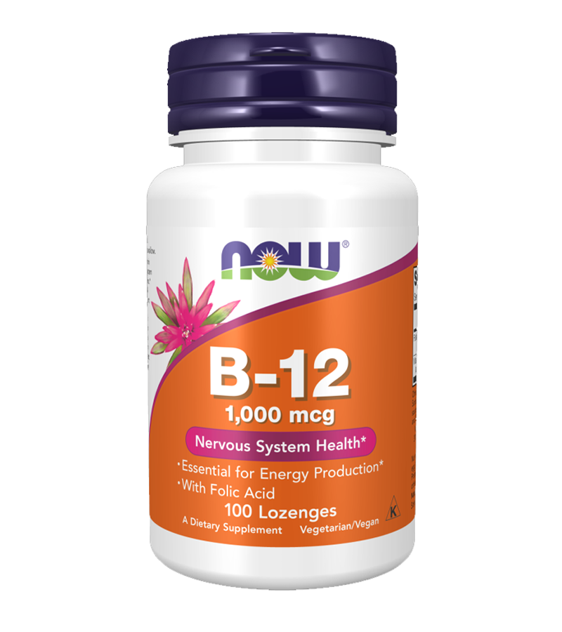 Vitamin B-12 1000 mcg Nervous System Health - 100 Lozenges