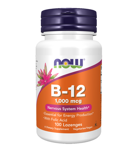 Vitamin B-12 1000 mcg Nervous System Health - 100 Lozenges