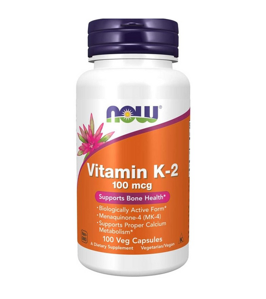 Vitamin K2 100 mcg MK4 Veg Capsules - 100 Veg Capsules