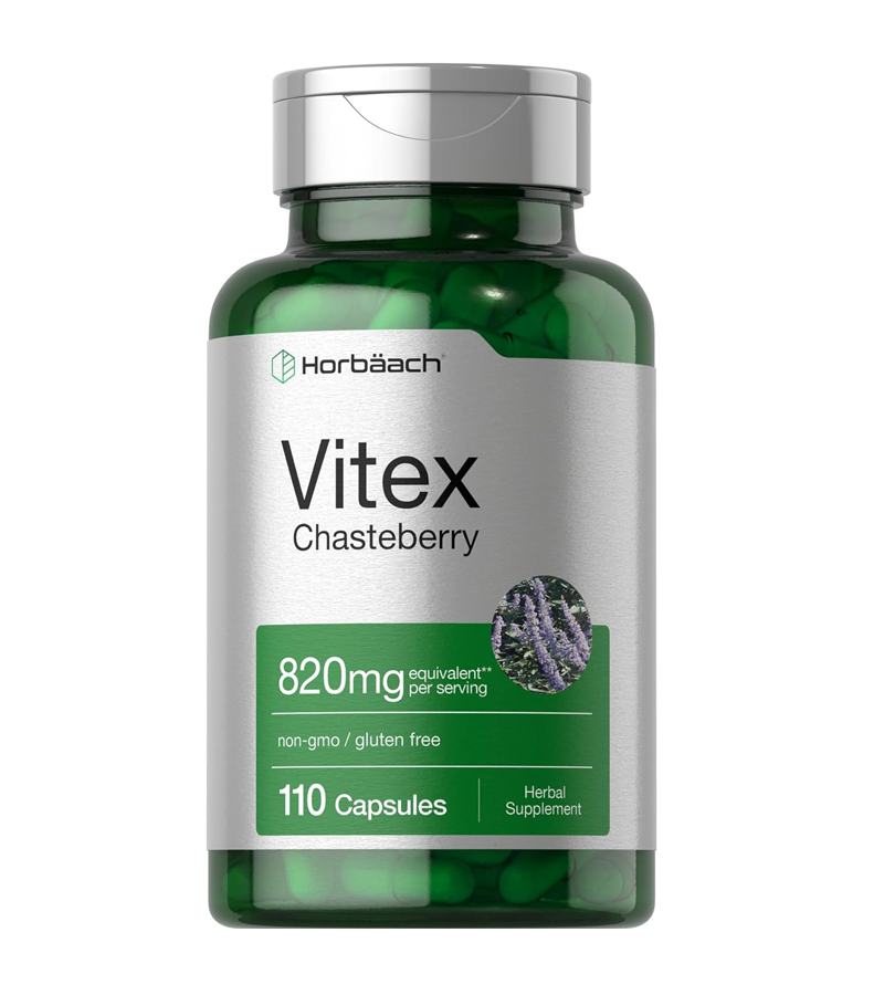 Vitex Chasteberry 820 mg - Womens Healthy Hormone Balance Formula - 110 veg Capsules