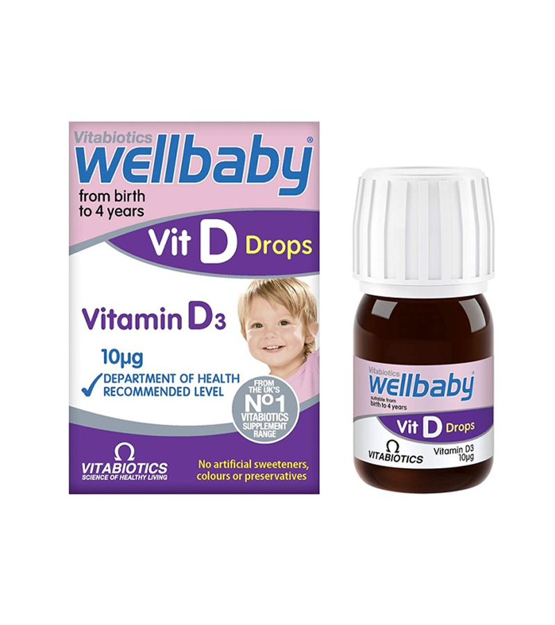 Wellbaby Vitamin D Drops Vitamin D3 - 10 ml