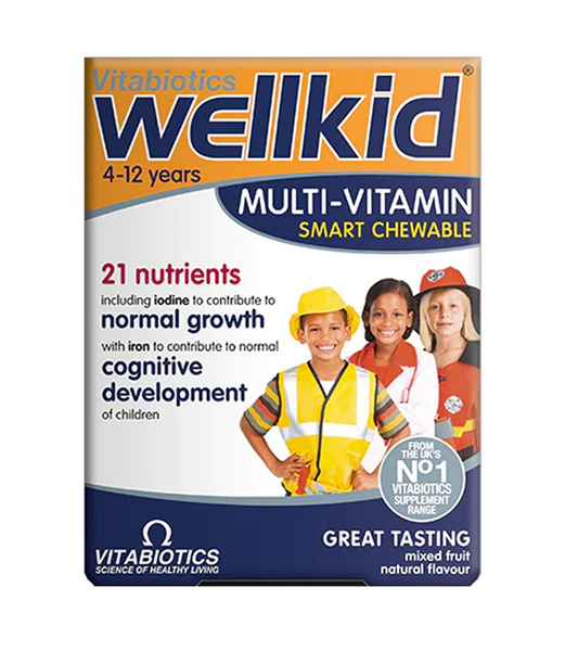 Wellkid Multi-Vitamins Smart Chewable - 30 Tablets