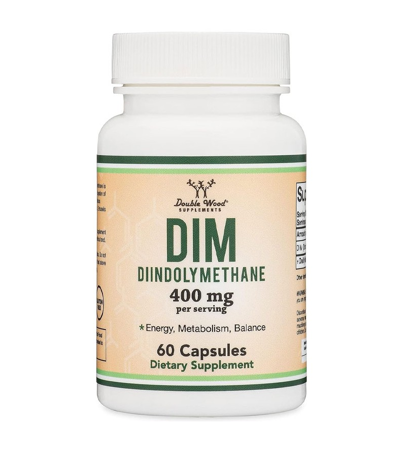 DIM (Diindolylmethane) - Hormone Balance for Women and Men 400mg per Serving - 60 Capsules