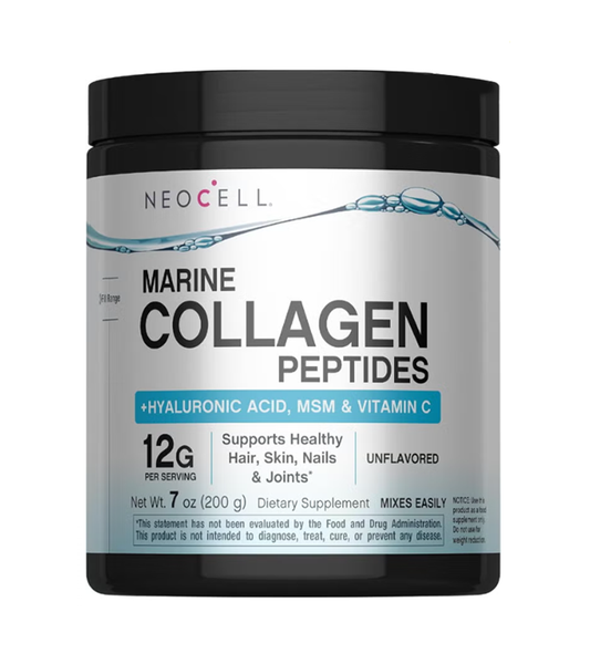 Marine Collagen Powder with Hyaluronic Acid, MSM and Vitamin C - 200g
