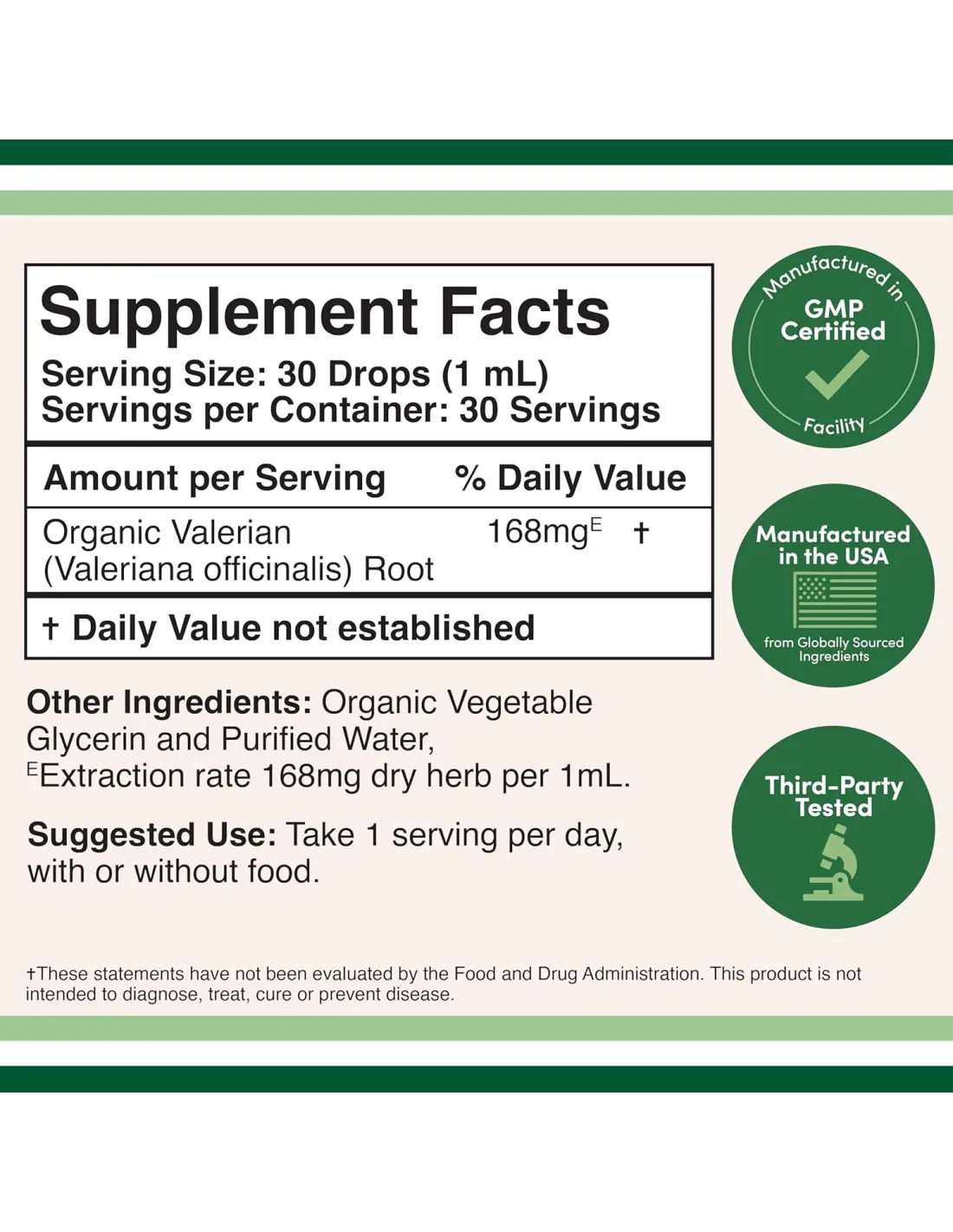 Valerian Root Drops - 30 ml